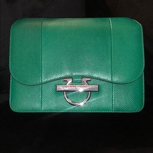Green Reptile Leather Bag